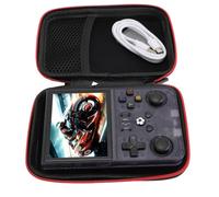 KIMISS Consola de Juego de Mano con Batería de 4000 MAh - Consola de Juego Retro con Pantalla IPS de 3.5 ", Doble Palos 3D, Más de 60 Emuladores para el Hogar y los Viajes (64GB)