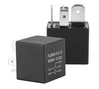 KIMISS Contactor de relé Solenoide de Cabrestante de 5 Pines, 12V, 80A, Ajuste Universal para ATV, UTV, Camión, Barco, Furgoneta, 2 uds.