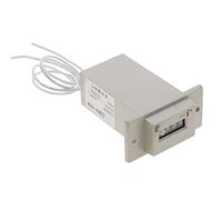 KIMISS Contador Electromagnético Contador de Pulsos de 4 Dígitos para Aplicaciones Industriales - CSK4-YKW AC 220V, Dispositivo de Medición Precisa (DC24V)