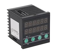 KIMISS Contador Temporizador con Pantalla Digital Programable Uso Industrial - Berm Contador LED Multifuncional de 6 Dígitos 100-240 VCA