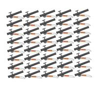 KIMISS Control Deslizante de Pesca para Toboganes de Plomo, Plataforma de Pesca de Gato, 4 Bolsas, Plomo de Línea de con Broches de Metal, Clamp/Holder Deslizante ABS, Accesorios de Al Aire (Black)