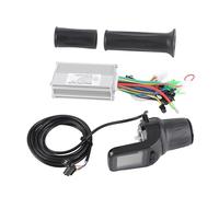 KIMISS Controlador Universal para Patinete Eléctrico, Medidor Dividido LCD, Juego de Agarre del Acelerador, 36/48V