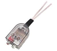 KIMISS Conversor de impedancia para coche, ajustable de alto a bajo, convertidor de o para altavoces, compatible con sistemas de sonido