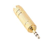 KIMISS Convertidor Adaptador Estéreo Macho de 3,5 Mm a Hembra de 6,5 Mm - Conector de Auriculares Chapado en Oro Guitarra, Amplificadores y Teléfonos Inteligentes