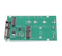 KIMISS Convertidor B-Key y MSATA SSD a - Adaptador M.2 NGFF a Estable Conveniente Durable Robusto - Tarjeta Combinada para Unidades de 2,5"