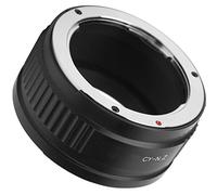 KIMISS Convertidor de Anillo Adaptador de Lente para Lente CY a Cámara Z, Material de Aleación Color Negro Anillo Adaptador Completamente Manual para Cámaras Z50/Z6/Z7