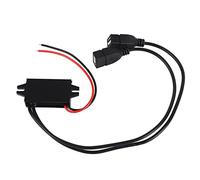 KIMISS Convertidor de Módulo de Alimentación de 12 V A 5 V 3 A para Dispositivos USB - Adaptador Reductor de Voltaje Eficiente (como se Muestra)