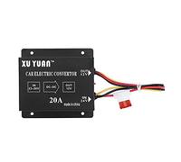 KIMISS Convertidor de Voltaje DC 24V a 12V 240W para Coche y camión, Transformador Reductor eléctrico, Compatible con vehículos de 20A, alimentación Estable y eficiente