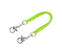 KIMISS Cordón para Cámara de Buceo: Accesorio Resistente a la Corrosión y Giratorio de 360° para Fotografía Submarina con Gancho de Acero Inoxidable (Green)