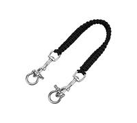 KIMISS Cordón para Cámara de Buceo: Accesorio Resistente a la Corrosión y Giratorio de 360° para Fotografía Submarina con Gancho de Acero Inoxidable (Black)