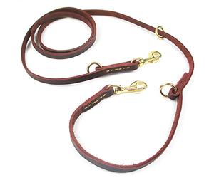 KIMISS Correa de Cuero para de, 1 Uds., Juego de Cuerda Antipérdida de Cuero, Cómoda, Suave y Duradera, Suministros para Mascotas, Correa Duradera para