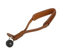 KIMISS Correa de Mano para cámara de Cabeza de teléfono móvil para Mobile2, Piel sintética, Color marrón Claro, Resistente al Desgaste, Ajustable, conexión Estable, Evita caídas, Mano de Obra