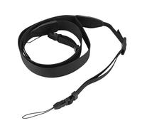 KIMISS Correa para el Cuello y el Hombro de la Cámara, Alta Resistencia, Ajustable, Cómoda, Fijación Segura para Mini 12 Link 3 DSLR, Película Instantánea, Poliéster Reciclado, 35,43 (BLACK)