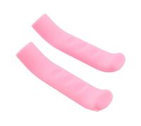 KIMISS Cubierta Antideslizante para Palanca de Freno, Cubierta Protectora de Gel de Sílice para Manija de Freno, Protectora para Ciclismo + Cubiertas Protectoras Universales para Manija de (PINK)