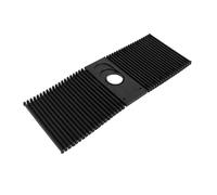 KIMISS Cubierta de la Tira de la Palanca de Cambios Central del Automóvil 4E1713187A LHD Cubierta Antipolvo Negra para A8 4E S8 D3, GT GTC 2004-2018 - Reemplazo de la Moldura de la Consola