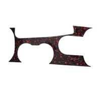 KIMISS Cubierta de Panel de de Consola Central Forged Red, para Compatibilidad con Vehículos Específicos