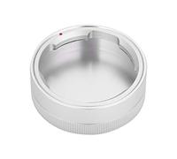 KIMISS Cubierta de Tapa de Lente Trasera con Montura M - Protección de Metal Premium para Cámaras y Lentes - Diseño Duradero para Accesorios de Fotografía (Silver)