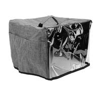 KIMISS Cubierta Duradera para Máquina de Hacer Pan con Base, Impermeable, Tela de Buey, Cubierta Antipolvo para Pequeños Electrodomésticos con Panel Frontal Transparente