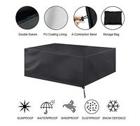 KIMISS Cubierta Impermeable para Muebles de Exterior para Mesa y Sillas - Cubierta Antipolvo para Mesa de Exterior con Protección (170*94*70)