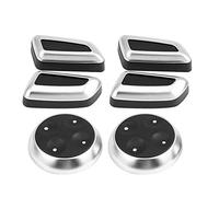 KIMISS Cubierta para botón de ajuste de asiento, compatible con A3 Q3 Q5, 6 piezas, diseño resistente y fácil instalación, accesorio para automóvil