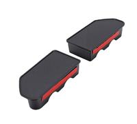 KIMISS Cubiertas para Orificios de Estaca para Riel de Cama Cubiertas de Bolsillo para Estaca Tapones para Riel de Cama Tapas de Plástico Negras a Presión Estilo OEM con Fácil
