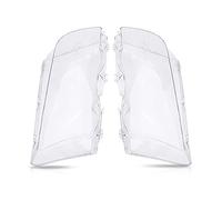 KIMISS Cubre faros para E46 3 Series (1998-2001), lentes transparentes izquierdo y derecho, protección cristal óptico, cubierta faro delantero
