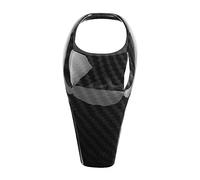 KIMISS Cubrepiés de fibra de carbono para X1 F48 y Serie 2 F46, diseño deportivo, adhesivo para cabeza de palanca de cambios, compatible 2015-2018