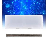 KIMISS Cuchillos de Cuchillas Cepilladoras de Acero de Alta Velocidad de 10 Piezas para Artesanos - Cuchillas Cepilladoras