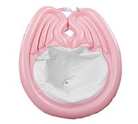 KIMISS Cuenco Inflable para champú - Fregadero Portátil para Lavar el Cabello con Manguera de Drenaje Desmontable para el Cuidado del Cabello en la Cama - Fácil de Usar, Liviano e Ideal para