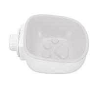 KIMISS Cuenco para Jaula para Perros y Vaso Alimentador de Agua, Cuenco Colgante Antiasfixia para Perros Pequeños y Medianos, Evita Comer Rápido Derrames (Gray)