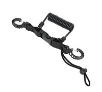 KIMISS Cuerda Antipérdida para Cámaras de Buceo con Desmontaje Rápido y Botón Fijo - Cordón en Espiral para Cámara Subacuática para una Conexión Segura