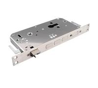 KIMISS Cuerpo de Cerradura de Embutir para Puerta de Entrada Universal - Diseño de 2 Orificios de Acero SUS, Cerradura de Seguridad Antirrobo para Accesorios de Puerta