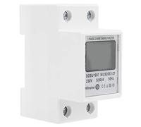 KIMISS DDSU1897 Medidor de Energía Inteligente Monofásico de 2 Cables, Probador de Electricidad Digital, Pantalla LCD de 230 V, Corriente, Voltaje, Medición del Factor de Potencia