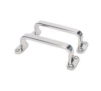 KIMISS de Agarre para Barcos, 2 Piezas de Acero Inoxidable 316, de Agarre Marino de 5,91 X 1,77 Pulgadas, Espejo Pulido para Barcos, Yates, Camiones, Casas Rodantes, Baños, Cocinas,