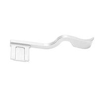 KIMISS de Agarre para Pulgar de Aleación de Aluminio, Accesorio de Zapata para Cámara sin Espejo Fuji XT4, Diseño Ergonómico, Ligero, Duradero, Negro, Rojo, Gris Plateado (Gris Plata)