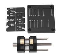 KIMISS de Guía de Perfeccionamiento para el Trabajo de carpintería: Kit de Shing de Cincel de Aleación de Aluminio con ángulo Ajustable, Rango de Sujeción de 5/32 Pulgadas a 3 Pulgadas, Herramienta