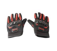 KIMISS de Motocicleta con Pantalla Táctil y Dedos completos: de Ciclismo Transpirables y Protectores con Capacidad de Pantalla Táctil para una Mejor Experiencia del Usuario (Rojo)