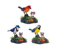 KIMISS de Repetición de Conversación Electrónica - Cantando Pájaro Chirring con Activación del Sensor de Movimiento para - Juguete Colorido con Diseño Realista y Características Interactivas (#04)