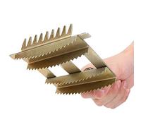 KIMISS Descanso de Ganado para el Peine para Ganado, Vaca y Herramienta de Cepillo para el Cabello Ergonómico para Preparación, Rastrillo Antiprurítico con Dientes de Hierro para Desprendimiento