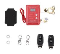 KIMISS Desconector de Batería de Automóvil, Interruptor de Control Remoto de 12 V 24 V con Protección contra Sobrecorriente de Sobretensión y Subtensión, para Auto Camión SUV RV (rojo)