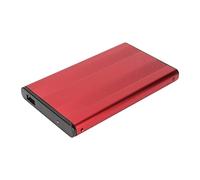KIMISS Disco Duro Externo, Caja HDD 2 5in 5Gbps 2TB Capacidad Estuche Portátil Ssd Antiestático con Interfaz USB3 0 para OS X VistaBlue Disco No Inclube Negro Plata Azul (Rojo)