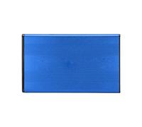 KIMISS Disco Duro Externo, Caja HDD 2 5in 5Gbps 2TB Capacidad Estuche Portátil Ssd Antiestático con Interfaz USB3 0 para OS X VistaBlue Disco No Inclube Negro Plata Azul (Blue)