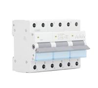 KIMISS Disyuntor de Interruptor de Desconexión de CC Solar 3P 125A 400V - Aislador de Potencia Dual para Sistemas Solares Eólicos y Aplicaciones de Matrices Fotovoltaicas