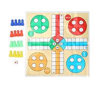 KIMISS Divertido Juego de Ajedrez de Mesa - Tablero de Ajedrez de Plástico Portátil para Fácil Almacenamiento e Interacción con los - Ideal para Fiestas, Viajes y Actividades de Ocio (Tipo 3)