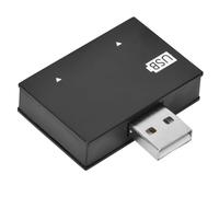 KIMISS Divisor USB de 2 Puertos, Hub USB2 0 Macho a Cargador Doble, Kit Convertidor de Adaptador Doble, Portátil, Hembra Dual para Computadoras Portátiles, Computadoras de Escritorio, Color Blanco