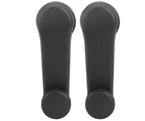 KIMISS Duokon Manija del enrollador de la ventana del coche de, manija del enrollador de la ventana del coche del ABS 2pcs para 1997-2010 1H0837581