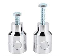 KIMISS Elevador de manillar 25mm/1in, para moto Bobber y Chopper, clamp universal con tornillo, compatible con, accesorio para manubrio
