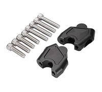 KIMISS Elevador de manillar para moto, para NC700X NC750X CB500, soporte ajustable, aluminio anodizado, clamps de montaje, aumento de altura