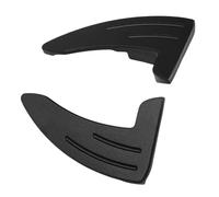 KIMISS Embellecedor de Cubierta de Extensión de Palanca de Cambios de 2 Piezas para Cherokee 2014-2021 - Mejoras en el Engranaje de Aleación de Aluminio (BLACK)