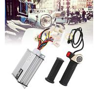 KIMISS Empuñadura de Acelerador Universal con Pantalla de Cantidad Eléctrica, Kit de Controlador de Cepillo de 48 V 1000 W para Bicicletas y Triciclos Eléctricos